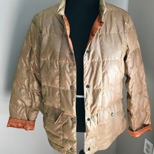 Eddie Bauer Down Snap Front Jacket - XL